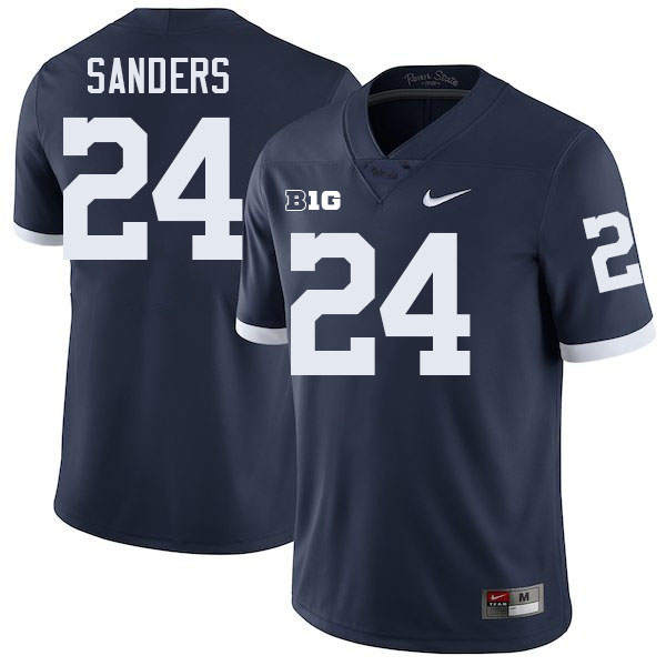 Miles Sanders Penn State Jersey,PSU Nittany Lions #24 Miles Sanders Football Uniforms-Retro